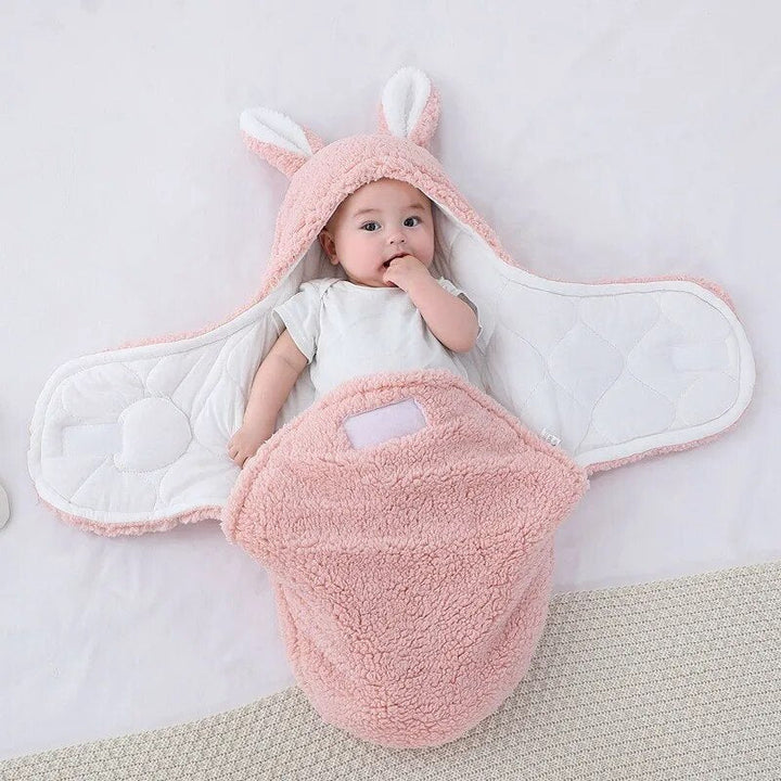 Nid D'Ange Bébé Lapin Doux en Coton - Confort Optimal pour Poussette et Berceau 2