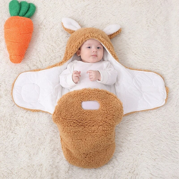 Nid D'Ange Bébé Lapin Doux en Coton - Confort Optimal pour Poussette et Berceau 3