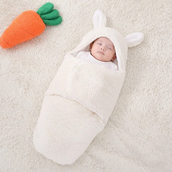 Nid D'Ange Bébé Lapin Doux en Coton - Confort Optimal pour Poussette et Berceau 4