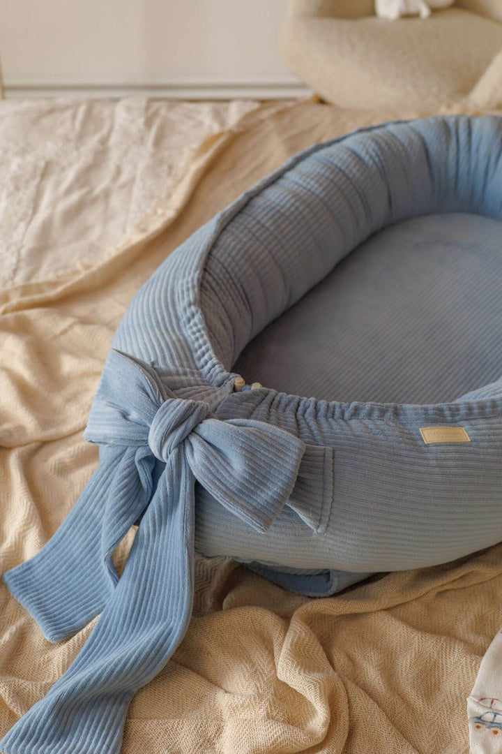 Nid De Bébé En Velours Côtelé Fait Main - Confort Sécurisé Pour Nouveau-Nés 5