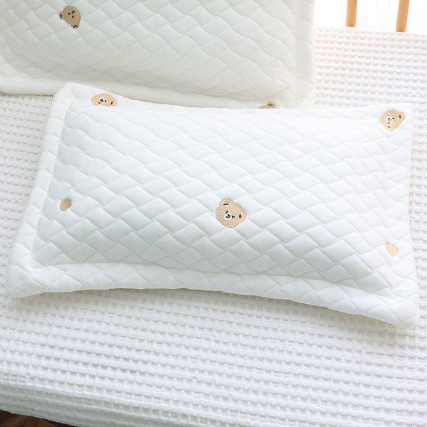 Oreiller Doux Bébé Hypoallergénique en Polyester/Coton - Soutien Optimal 0-6 Ans 0