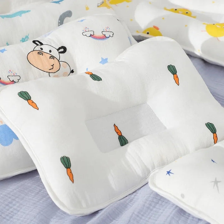 Oreiller de Soutien en Coton pour Bébé - Confort Optimal et Protection du Cou 3