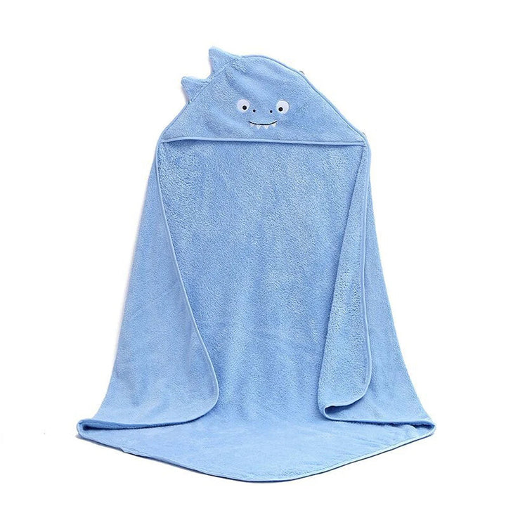 Poncho de Bain Bébé Ultra Doux avec Capuche Brodée - Séchage Rapide, 90x90 cm 7