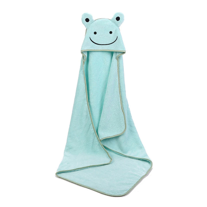 Poncho de Bain Bébé Ultra Doux avec Capuche Brodée - Séchage Rapide, 90x90 cm 9
