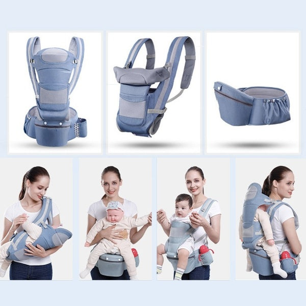 Porte-Bébé Ergonomique - Confort Optimal et Liberté de Mouvement, 4 Positions 3
