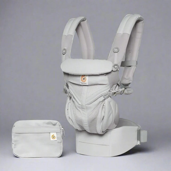 Porte-Bébé Ergonomique Gris YUMI™ - Confort Optimal et Sécurité pour Bébé 6