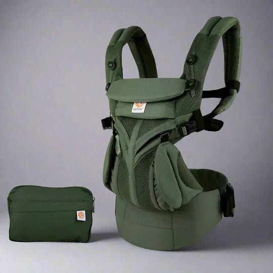 Porte-Bébé Ergonomique Léger Vert YUMI™ - Confort Optimal et Liberté de Mouvement 6