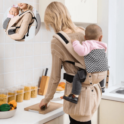Porte-Bébé Néo - Confort Ergonomique en Coton Hypoallergénique pour Parents Actifs 7