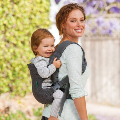 Porte-Bébé Physiologique 4 Positions Ergonomique en Coton et Polyester Doux 1