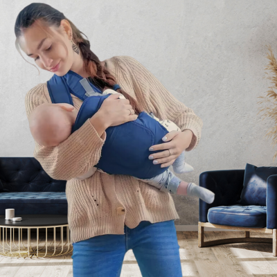 Porte-Bébé Physiologique Confortable en Coton - Positions Multiples et Liberté de Mouvement 1