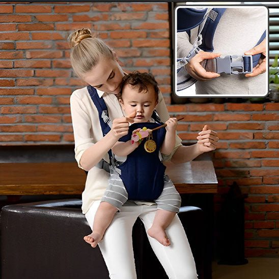 Porte-Bébé Physiologique Confortable en Coton - Positions Multiples et Liberté de Mouvement 2
