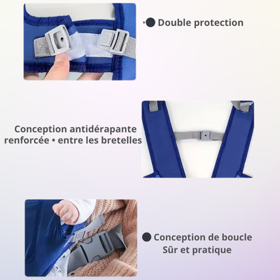 Porte-Bébé Physiologique Confortable en Coton - Positions Multiples et Liberté de Mouvement 8