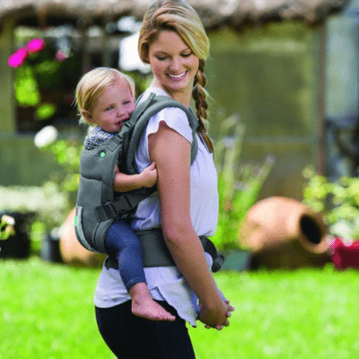Porte-Bébé Polyvalent 2-en-1 - Confort en Coton Respirant pour Parents Actifs 2