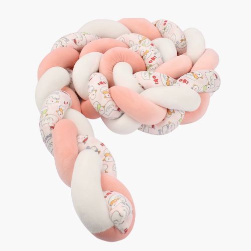 Rutabaga - Tresse de Lit Bébé en Coton Doux avec Imprimés Animaux 0