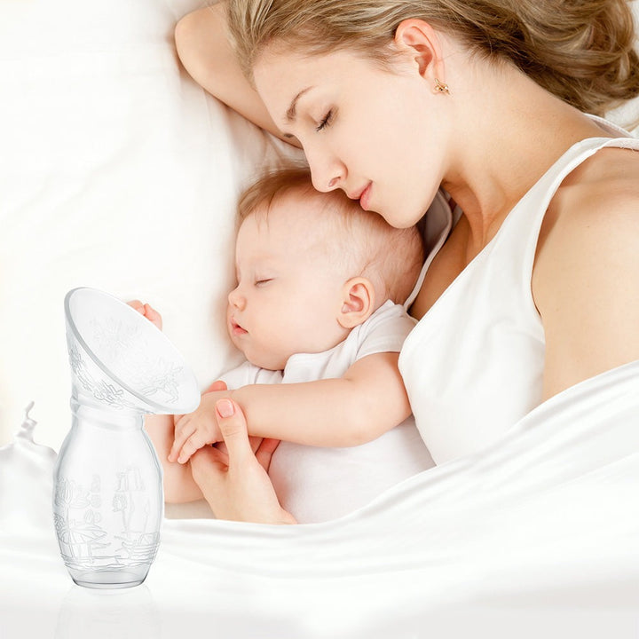 Tire Lait Manuel En Silicone 75 ml Ergonomique Avec Ventouse Pour Maman 2