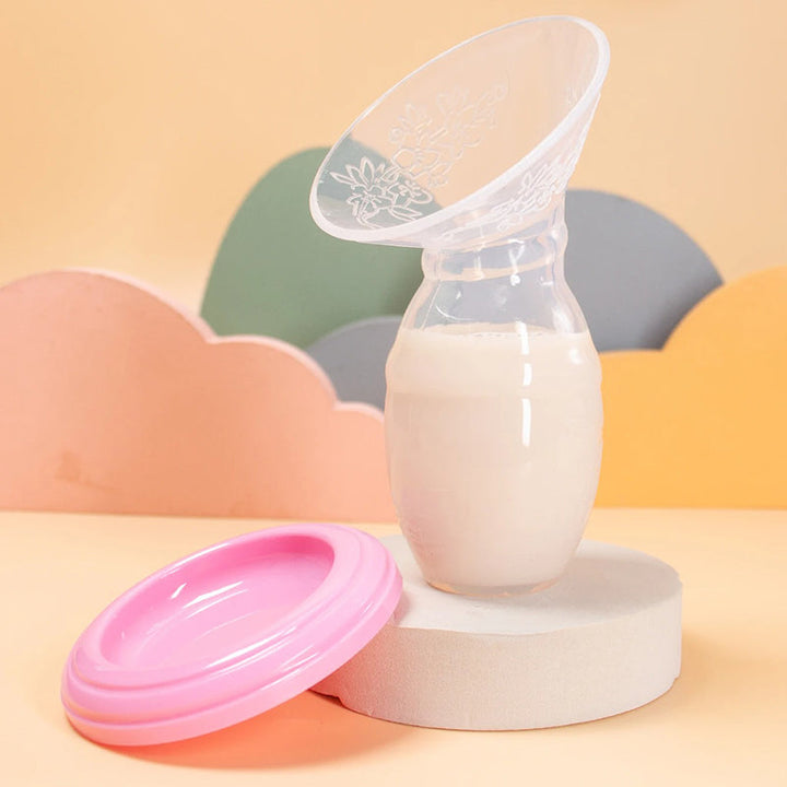 Tire Lait Manuel En Silicone 75 ml Ergonomique Avec Ventouse Pour Maman 4