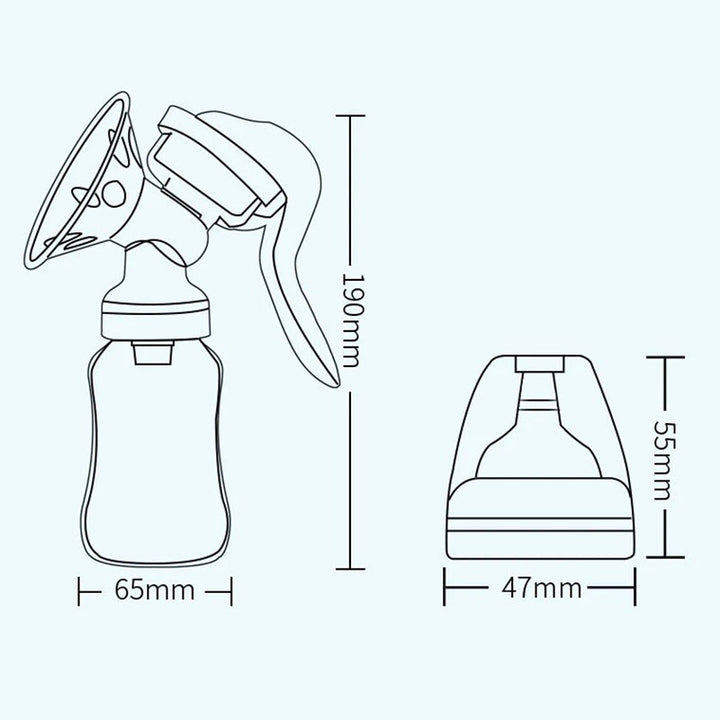 Tire Lait Manuel Ergonomique en Silicone Alimentaire - Confort et Efficacité 6