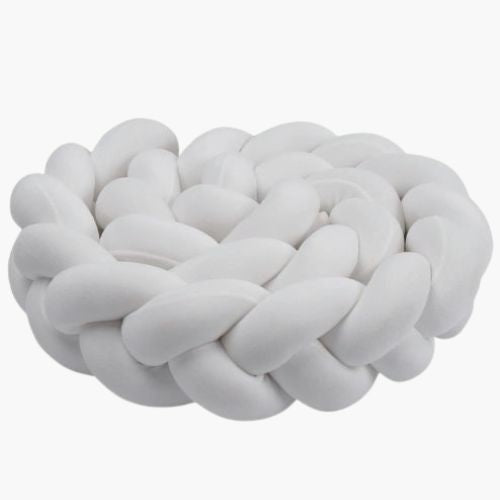 Tresse De Lit Bébé En Coton 100% - Tour De Lit Tressé Confortable Et Sécurisé 1