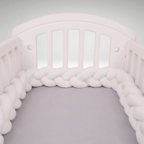 Tresse De Lit Bébé En Coton 100% - Tour De Lit Tressé Confortable Et Sécurisé 2