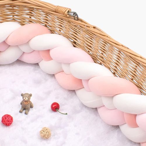 Tresse de Lit Candy Cane™ - Protection Douce et Confort Optimal pour Bébé 1