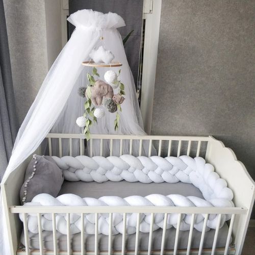Tresse de Lit Douce - Protection Contre les Chocs pour Bébé 0