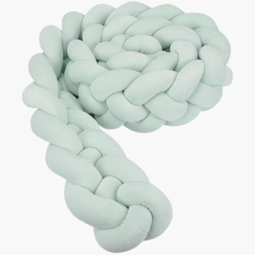 Tresse de Lit Pistachio - Protection Douce et Sécurisante pour Bébé 0