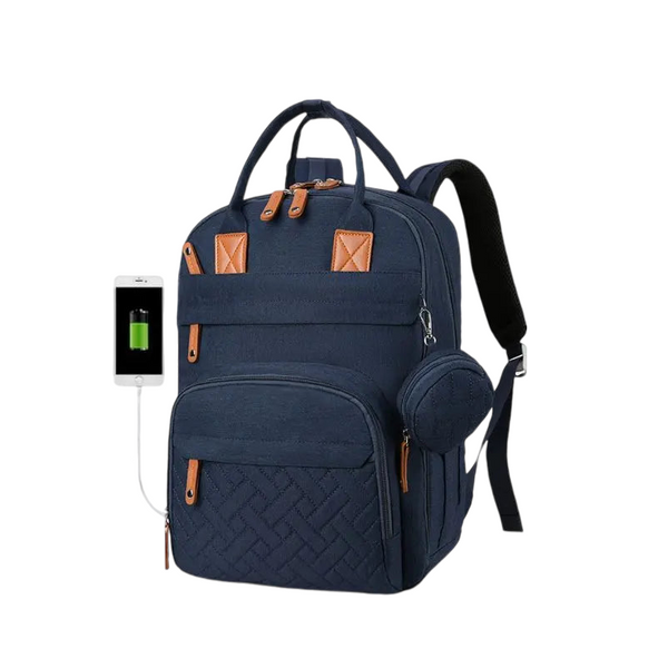 Diaper bag/backpack for baby - Dark blue